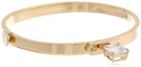 Juicy Couture Delivery 1 Key Items Gold Skinny Padlock Hinge Bangle Bracelet, 2.4 Juicy Couture Delivery 1 Key Items Gold Skinny Padlock Hinge Bangle Bracelet, 2.4