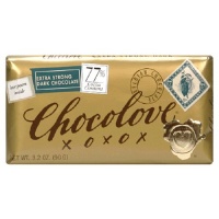 Chocolove Premium Chocolate Bars, Dark (77%) Extra Strong, 3.2-Ounce Bars (Pack of 12) Chocolove Premium Chocolate Bars, Dark (77%) Extra Strong, 3.2-Ounce Bars (Pack of 12)