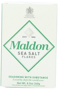 Maldon Sea Salt Flakes, 8.5 ounce Box Maldon Sea Salt Flakes, 8.5 ounce Box