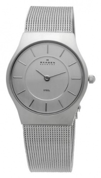 Skagen Women's 233SSS Silver Tone Mesh Watch Skagen Women's 233SSS Silver Tone Mesh Watch