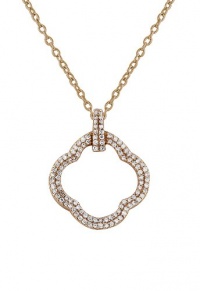 Effy Jewlery 18K Rose Gold Diamond Pendant, .47 TCW Effy Jewlery 18K Rose Gold Diamond Pendant, .47 TCW
