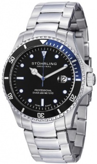 Stuhrling Original Men's 326B.331151 Aquadiver Regatta Elite Swiss Quartz Diver Date Watch Stuhrling Original Men's 326B.331151 Aquadiver Regatta Elite Swiss Quartz Diver Date Watch
