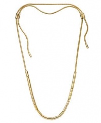 Michael Kors Necklace, 37 Gold-Tone Beaded Adjustable Necklace Michael Kors Necklace, 37 Gold-Tone Beaded Adjustable Necklace