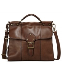 Add a vintage vibe to your accessories wardrobe with this irresistible design from Fossil. Crafted from buttery-soft leather and antiqued brasstone hardware, it provides plenty of interior compartments to keep all your essentials safe and secure. Add a vintage vibe to your accessories wardrobe with this irresistible design from Fossil. Crafted from buttery-soft leather and antiqued brasstone hardware, it provides plenty of interior compartments to keep all your essentials safe and secure.