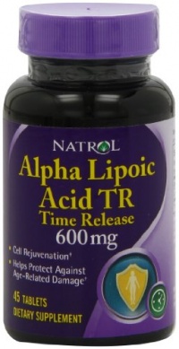 Natrol Alpha Lipoic Acid Tr 600mg Tablets, 45-Count Natrol Alpha Lipoic Acid Tr 600mg Tablets, 45-Count