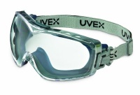 Uvex S3970DF Stealth OTG Safety Goggles, Navy Body, Clear Dura-streme Hardcoat/Anti-Fog Lens, Fabric Headband Uvex S3970DF Stealth OTG Safety Goggles, Navy Body, Clear Dura-streme Hardcoat/Anti-Fog Lens, Fabric Headband