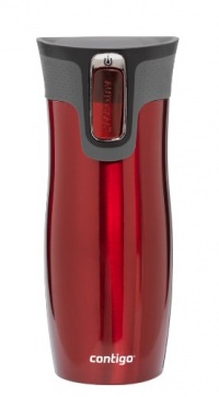 Contigo AUTOSEAL Stainless Steel Vacuum Insulated Tumbler, 16 Ounces, Red Contigo AUTOSEAL Stainless Steel Vacuum Insulated Tumbler, 16 Ounces, Red