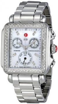 MICHELE Signature Deco Diamond, Diamond Dial 3-Link Bracelet MICHELE Signature Deco Diamond, Diamond Dial 3-Link Bracelet