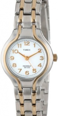Timex Women's T27191 Elevated Classics Dress Sport Chic Two-Tone Bracelet Watch Timex Women's T27191 Elevated Classics Dress Sport Chic Two-Tone Bracelet Watch