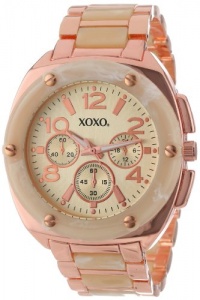 XOXO Women's XO5647 Bone and Rose Gold Bracelet Analog Watch XOXO Women's XO5647 Bone and Rose Gold Bracelet Analog Watch