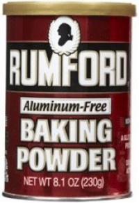 Rumford Baking Powder Canisters -- 8.1 oz Rumford Baking Powder Canisters -- 8.1 oz