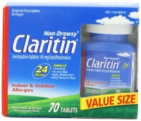 Claritin 24 Hour Non Drowsy Allergy Tablet, 70 Count Claritin 24 Hour Non Drowsy Allergy Tablet, 70 Count
