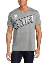 U.S. Polo Assn. Men's Short Sleeve T-Shirt with Diagonal Logo U.S. Polo Assn. Men's Short Sleeve T-Shirt with Diagonal Logo
