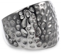 Women's Stainless Steel Hammered Ring Women's Stainless Steel Hammered Ring
