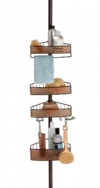 InterDesign Rain Tension Caddy, Sand/Bronze InterDesign Rain Tension Caddy, Sand/Bronze