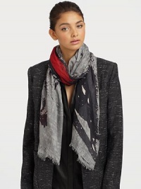 Two sartorially inclined femmes enliven this posh style crafted in a soft modal and cashmere blend.90% modal/10% cashmereAbout 55 X 73Dry cleanImported Two sartorially inclined femmes enliven this posh style crafted in a soft modal and cashmere blend.90% modal/10% cashmereAbout 55 X 73Dry cleanImported