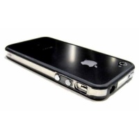 Chivel (TM) Black Transparent Clear Protector Bumper Frame Case Cover for Apple Verizon At&t Sprint iPhone 4S iPhone 4 Chivel (TM) Black Transparent Clear Protector Bumper Frame Case Cover for Apple Verizon At&t Sprint iPhone 4S iPhone 4
