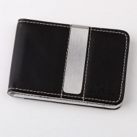 Black/White Leather Bi-Fold Money Clip Wallet for men Cheapest Gift Y&G Money Clip WM1002 One Size Beige Black/White Leather Bi-Fold Money Clip Wallet for men Cheapest Gift Y&G Money Clip WM1002 One Size Beige