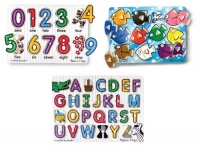 Melissa & Doug Deluxe Classic Peg Puzzle Bundle Melissa & Doug Deluxe Classic Peg Puzzle Bundle