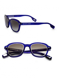 A classic shape with a twist in lightweight acetate. Available in translucent blue with grey/aqua gradient lens or brown with brown lens. Logo temples100% UV protectionMade in Italy A classic shape with a twist in lightweight acetate. Available in translucent blue with grey/aqua gradient lens or brown with brown lens. Logo temples100% UV protectionMade in Italy