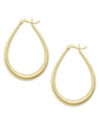 Classic chic. Every girl needs a polished pair of hoops like this traditional Giani Bernini style. Crafted in 24k gold over sterling silver. Approximate diameter: 1-1/4 inches. Classic chic. Every girl needs a polished pair of hoops like this traditional Giani Bernini style. Crafted in 24k gold over sterling silver. Approximate diameter: 1-1/4 inches.
