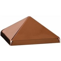 DecKorators Polished Copper Post Points Post Cap DecKorators Polished Copper Post Points Post Cap