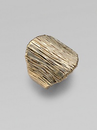 A simply chic style with a beautifully textured design. Goldtone brassWidth, about .78Imported A simply chic style with a beautifully textured design. Goldtone brassWidth, about .78Imported