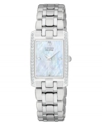 Keep a slim silhouette with Citizen's thinnest, solar-powered watch: the Eco-Drive Stiletto. Keep a slim silhouette with Citizen's thinnest, solar-powered watch: the Eco-Drive Stiletto.
