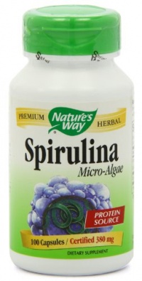 Nature's Way Spirulina Capsules, 100-Count Nature's Way Spirulina Capsules, 100-Count