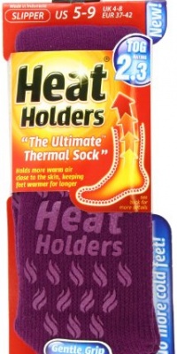 Heat Holders Ladies Slipper Heat Holders, Violet, US Shoe Size 5-9, 1-Pair Heat Holders Ladies Slipper Heat Holders, Violet, US Shoe Size 5-9, 1-Pair