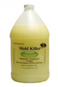 Mold Killer TM, Organic from Mineral Methods LLC. Deadly on mold infestations and renders a NON-TOXIC citrus scent -1Gal