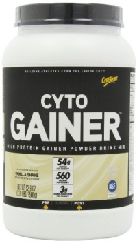 CytoSport Cyto Gainer Protein Drink Mix, Vanilla, 3.31 Pound