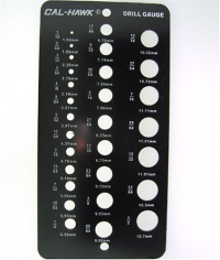DRILL BIT + BOLT + WIRE GAUGE DRILL BIT + BOLT + WIRE GAUGE