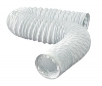 Dundas Jafine FD420ZW Flexible White Vinyl Duct, 4-Inches by 20-Feet