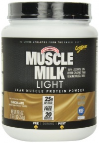 Cytosport Genuine Muscle Milk Light Lean Muscle Protein Powder, Chocolate, 1.65-Pound Jar Cytosport Genuine Muscle Milk Light Lean Muscle Protein Powder, Chocolate, 1.65-Pound Jar