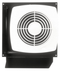Broan Model 509S 8-Inch Through-Wall Utility Fan with Integral Rotary Switch, 180 CFM, 6.5 Sones Broan Model 509S 8-Inch Through-Wall Utility Fan with Integral Rotary Switch, 180 CFM, 6.5 Sones