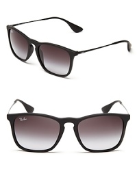 In with the bold: These Ray-Ban wayfarers feature a keyhole cut-out at the nose bridge and transparent, matte frames in a rainbow of colors. In with the bold: These Ray-Ban wayfarers feature a keyhole cut-out at the nose bridge and transparent, matte frames in a rainbow of colors.