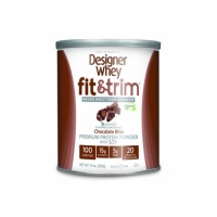 Designer Whey Fit and Trim Premium Protein Powder with Soy, Chocolate Bliss, 10 Ounce Designer Whey Fit and Trim Premium Protein Powder with Soy, Chocolate Bliss, 10 Ounce