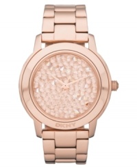 Like glistening stones on a shore, this enchanting watch from DKNY easily hypnotizes. Like glistening stones on a shore, this enchanting watch from DKNY easily hypnotizes.