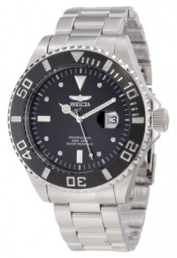 Invicta Men's 12817 Pro Diver Black Dial Diamond Accented Watch Invicta Men's 12817 Pro Diver Black Dial Diamond Accented Watch