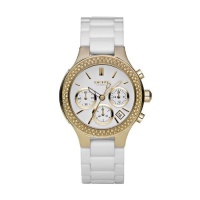 DKNY Ceramic Glitz Chronograph White Dial Women's watch #NY4986 DKNY Ceramic Glitz Chronograph White Dial Women's watch #NY4986