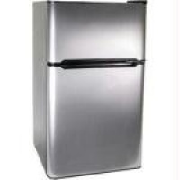Haier HNDE03VS 3.3-Cubic Foot 2 Door Refrigerator/Freezer, Black Cabinet VCM Door Haier HNDE03VS 3.3-Cubic Foot 2 Door Refrigerator/Freezer, Black Cabinet VCM Door
