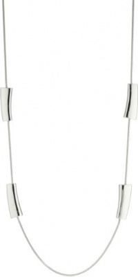 Nine West 36 Inch Silver-Tone Station Necklace Nine West 36 Inch Silver-Tone Station Necklace
