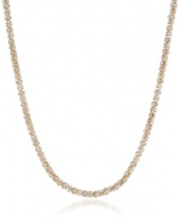 Anne Klein Gold-Tone Crystal Glass Tubular Pave Strand Necklace, 42 Anne Klein Gold-Tone Crystal Glass Tubular Pave Strand Necklace, 42