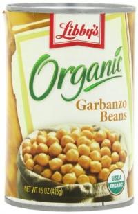 Libby's Organic Garbanzo Beans, 15-Ounces Cans (Pack of 12) Libby's Organic Garbanzo Beans, 15-Ounces Cans (Pack of 12)