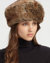 EXCLUSIVELY AT SAKS. A statement piece with a soft design that's sure to keep you warm all season long. PolyesterImported