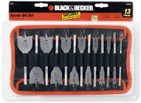 Black & Decker 71-536 13 Piece 1/4-Inch to 1-1/2-Inch Spade Drill Bit Assortment