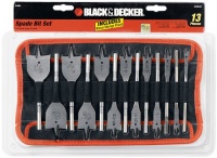 Black & Decker 71-536 13 Piece 1/4-Inch to 1-1/2-Inch Spade Drill Bit Assortment Black & Decker 71-536 13 Piece 1/4-Inch to 1-1/2-Inch Spade Drill Bit Assortment