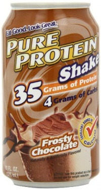 Pure Protein Ready to Drink Shake 35 Grams Protein, Frosty Chocolate (Pack of 12) Pure Protein Ready to Drink Shake 35 Grams Protein, Frosty Chocolate (Pack of 12)