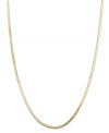 A solo standout, but we love it layered too. Giani Bernini's 24k gold over sterling silver snake chain can also set the stage for your favorite pendant. Approximate length: 18 inches.